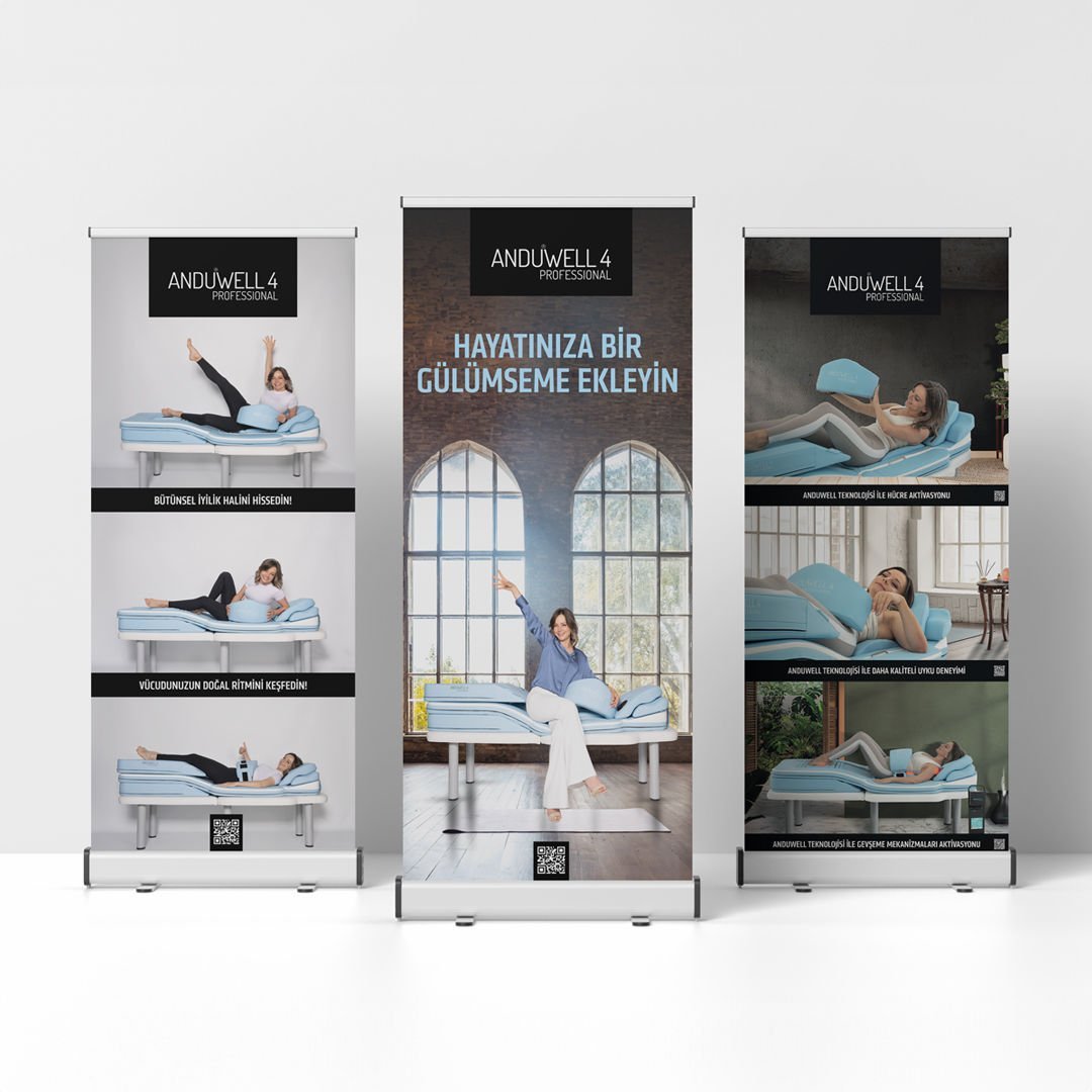 ANDUWELL%20Dijital%20Baskılı%2085x200%20Roll-Up%20Banner%20Reklam%20Standı%203’lü%20Set